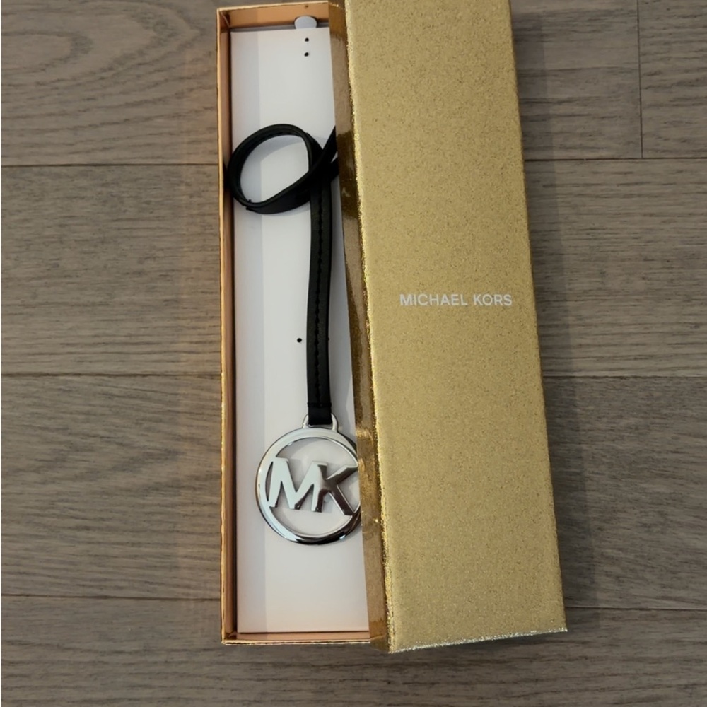 Michael Kors Bag Charm with Logo
